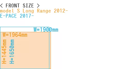 #model S Long Range 2012- + E-PACE 2017-